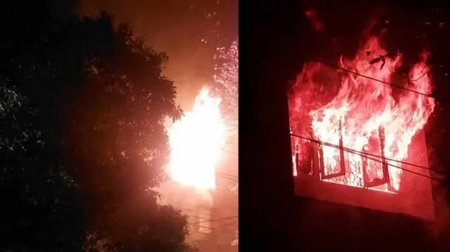 After Dhanmondi 32, Hasina's residence Sudha Sadan set ablaze