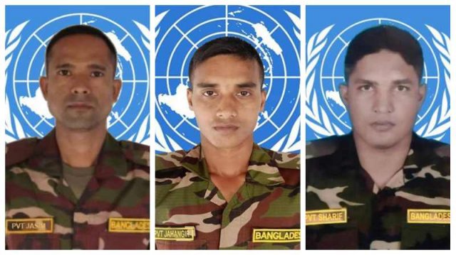 3 Bangladeshi UN peacekeepers killed in Central African Republic