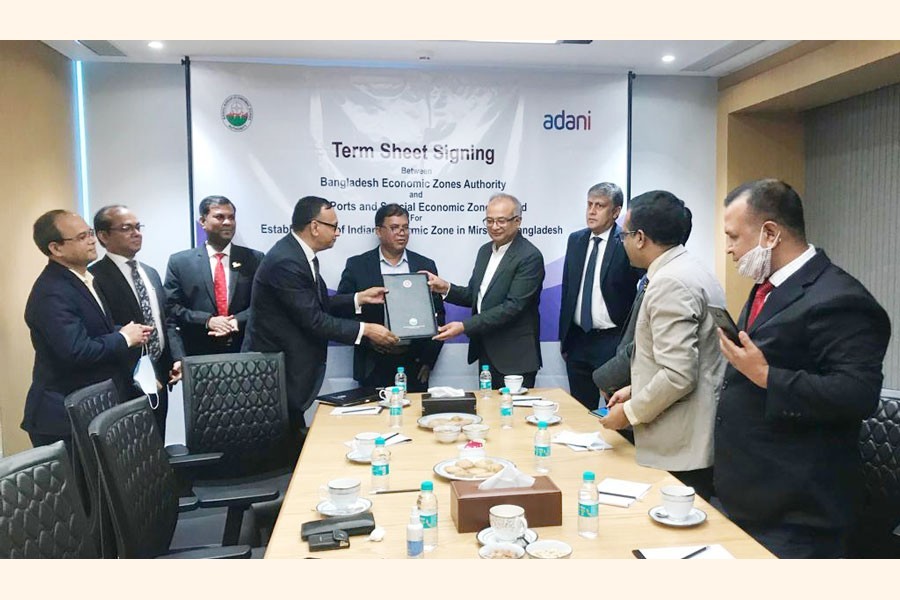 APSEZ, BEZA sign deal on infrastructure