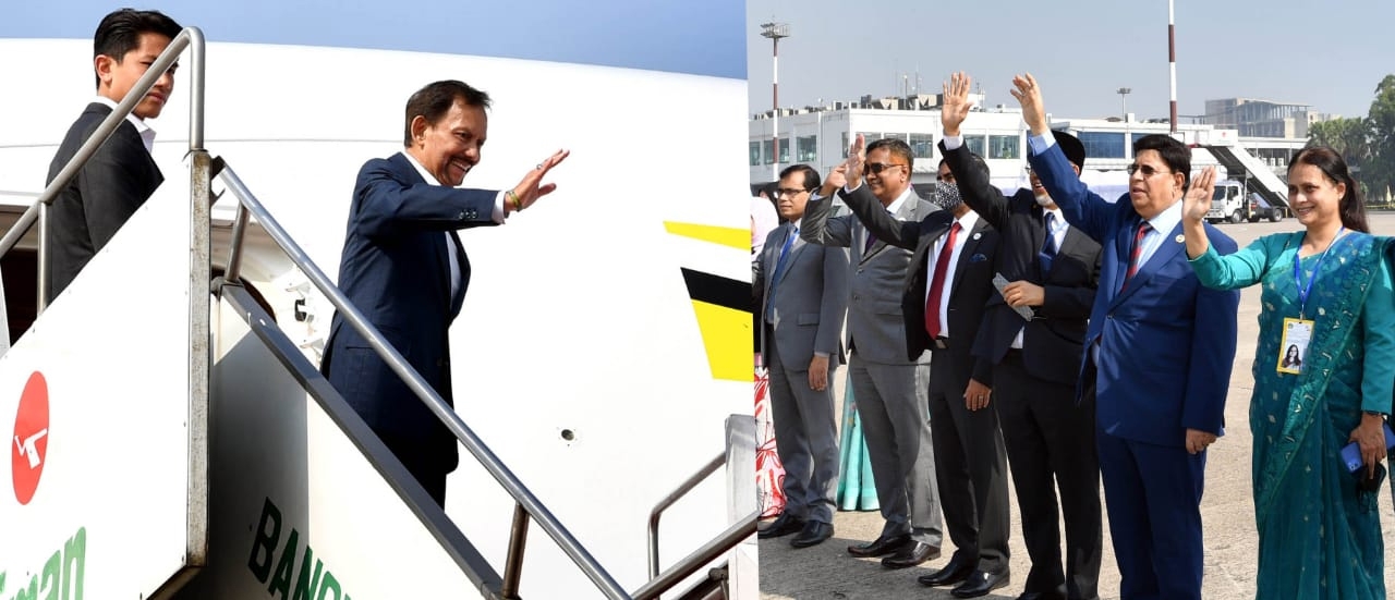 Brunei Sultan leaves Dhaka