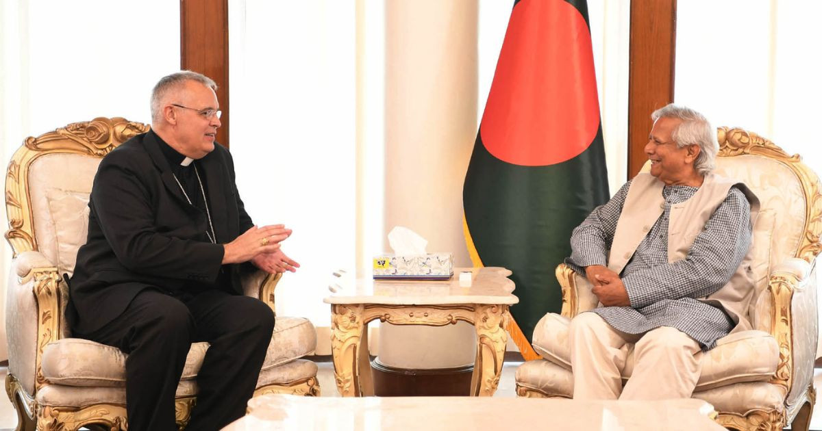 Security situation has improved in country: Prof Yunus tells Vatican envoy