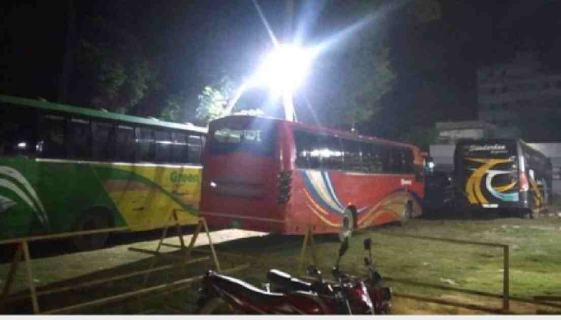 4 buses seized for violating lockdown norms in Jashore