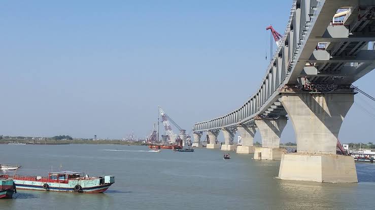 5.5km of Padma Bridge visible after installation of 37th span