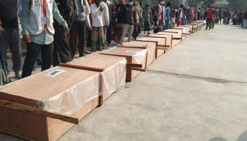 Launch fire: 30 victims laid to rest in Barguna