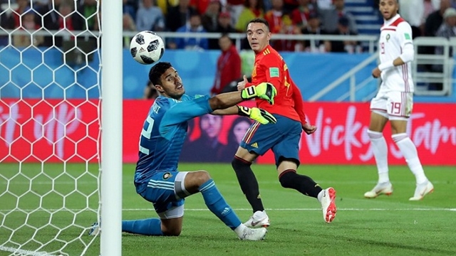 Last-gasp Aspas sees Spain draw 2-2 with Morocco 