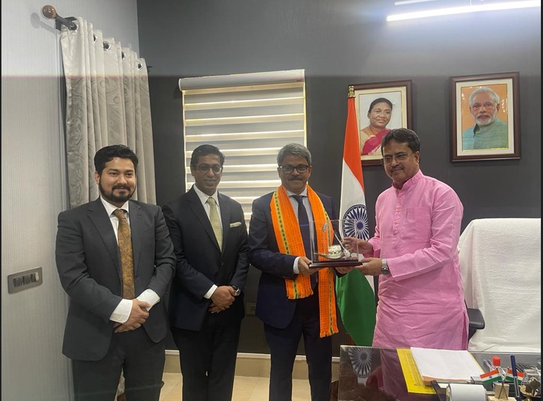 Shahriar Alam meets Chief Minister of Tripura Manik Saha