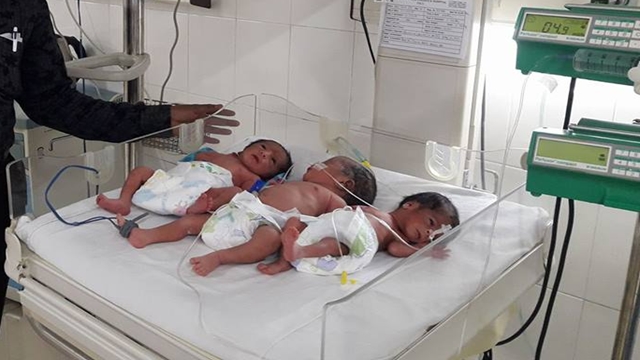 Savar mother gives birth to triplets