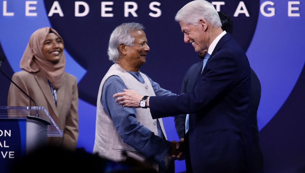 Biden, Clinton rally behind interim leader Yunus