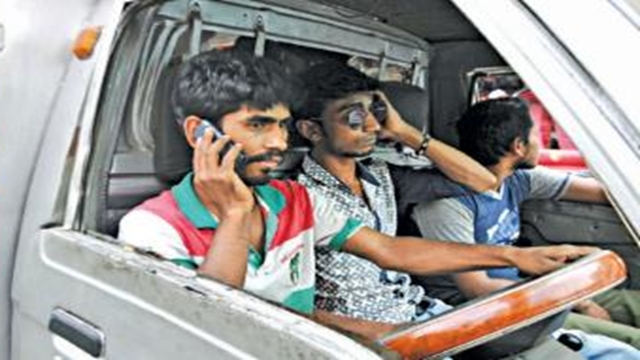 62 drivers sued for talking over phone
