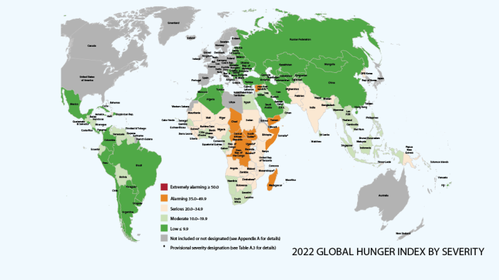 Global Hunger Index 2022: Bangladesh ranks 84 out of 121 countries