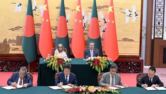Dhaka, Beijing sign 21 instruments, announce 7 projects