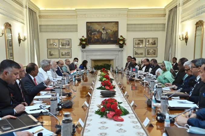 Bilateral talks between Sheikh Hasina, Narendra Modi held