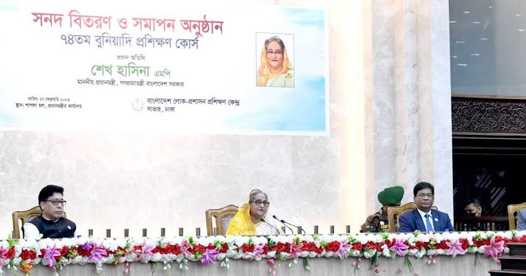 Apply innovative ideas to build Smart Bangladesh: PM to BCS cadres