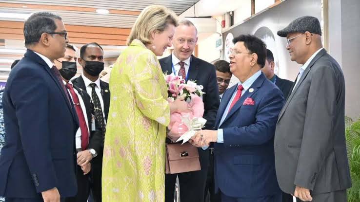 Belgian Queen Mathilde in Bangladesh