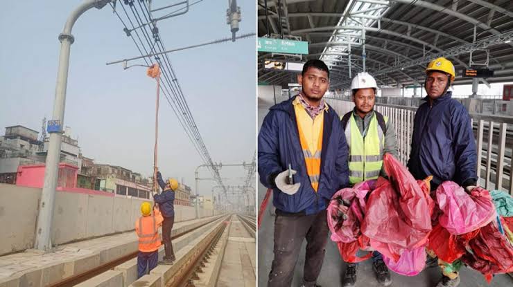 Fallen sky lanterns of New Year celebration halt metro rail operation for 2 hrs