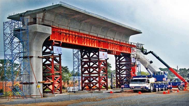 PM opens installation of metro rail first span on Pohela Boishakh