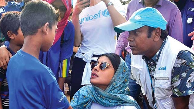 Priyanka calls for world’s attention on Rohingya children