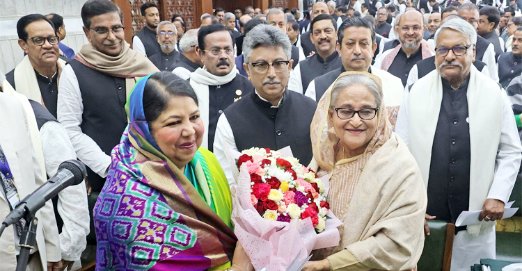 সংসদ নেতা শেখ হাসিনা, স্পিকার শিরীন শারমিন